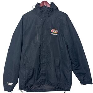 Raising Cane's One Love Jacket Black XL Cashier Fry Cook Fleece Lined Size XL